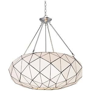 Tetra Collection Tiffany Style 4-Light Chandelier by Landmark