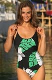 Tropical Sport 1 Piece Swimsuit