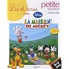 Lis et �cris avec la maison de Mickey petite section maternelle : 3-4 ans