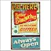Eat Here Metal Sign