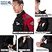 Nomad Motorcycle Jacket for Men, Ironborn Biker Jacket, Cruiser Sportsbike Enduro Mens Riding Jacket with Armor Protection (X-Large, Red)
