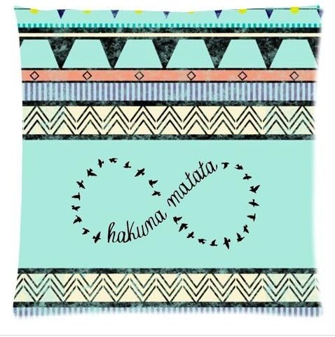 Axmstore Cotton Polyester throw pillow cover single-sided Sofa Decorative 18 ¡Á 18-inch decorative Aztec Classic Pattern