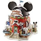 Department 56 North Pole Village Miniature Lit Building, Mickey's Ears Factory