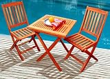 VIFAH Glaser Folding Bistro Set