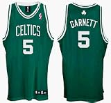 adidas - Kevin Garnett Boston Celtics #5 Authentic Adidas NBA Basketball Jersey (Green)