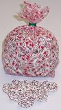 Scott's Cakes Yogurt Pretzels with Christmas Color Non-Pareils 1 Pound Candy Cane Bag