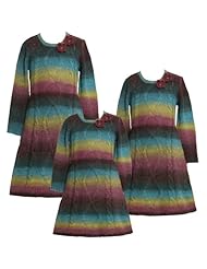 Girls Acrylic/Knit Sweater  Dress