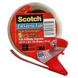 MMM3500 High-Performance Sure Start Clear Packaging Tape Dispenser, 48mmx35m, 3 Core