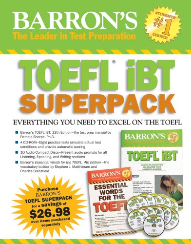 Barron's TOEFL iBT Superpack Barron's TOEFL iBT Superpack