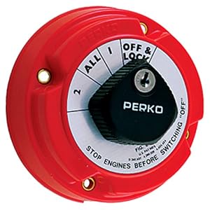 Perko 8502DP Marine Locking Battery Selector Switch by Perko