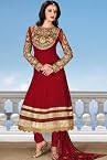 Red Georgette Salwar Kameez