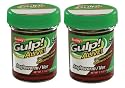 Berkley Gulp! Alive! 1^ Angle Worm (Jarred) Color: Red Wiggler (RDW)