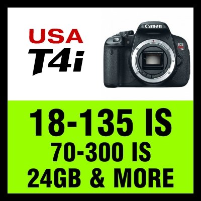 black friday price GID CanonT4i_4LensKIT