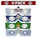3D Christmas Glasses - 4 Pack Variety - Turn Holiday Lights Into Magical Images For A Christmas Experience. Our USA MADE Holographic Glasses Are Excellent For Entertaining Family, Friends & Colleagues