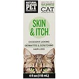 Natural Pet Pharmaceuticals by King Bio Skin and Itch Control for Cat, 4-Ounce