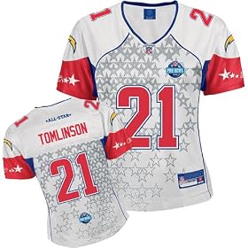 Reebok San Diego Chargers LaDainian Tomlinson 2008 Pro Bowl Ladies AFC Replica Jersey