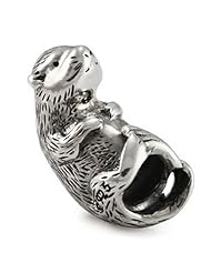 Ohm Sterling Silver Otter Bead Charm