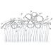 Bling Jewelry Large Botticelli Bridal Crystals Tiara Side Comb [Jewelry]