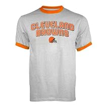Reebok Cleveland Browns Ash Double Arched Ringer T-shirt