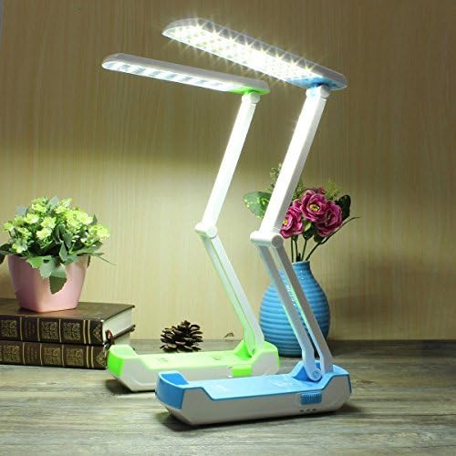 Portable Folding LED Foldable Rechargeable Table Study Reading Light Desk Lamp by KM3945