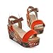 New Summer Womens Fashion Wedge Heels Sandals Bohemia Style High Heels Shoes Plus Size