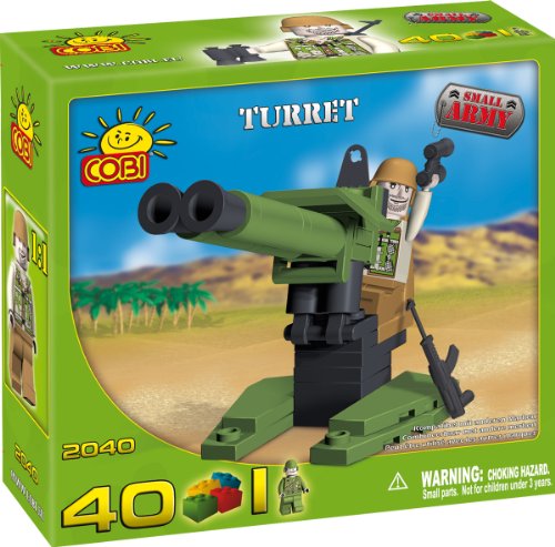 Best Price New! COBI Small Army Turret 40 Piece Building Block Set