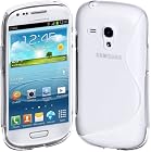 Cimo S-Line Back Case Flexible TPU Cover for Samsung Galaxy S III mini - Clear