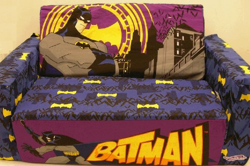 Batman Flip Open Toddler Sofa with removable cover