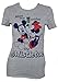 Disney Mickey Minnie Christmas Under Mistletoe Juniors T-shirt