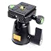 koolehaoda KQ-09 Tripod Head Camera Ballhead with Quick Release Plate for DSLR Cameras