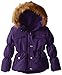 Rothschild Little Girls' Shirred Peplum Jacket