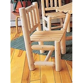 Cedar Log Dining Chair by RUSTIC NATURAL CEDAR