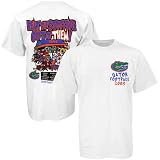 Florida Gators Youth White 2008 Football Cartoon Graphic T-shirt