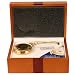 Colibri Pocket Watch Hunting Case Moon Phase Day Date Dial Goldtone Wooden Box PWQ095887J