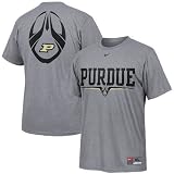 Nike Purdue Boilermakers Ash Team Issue T-shirt