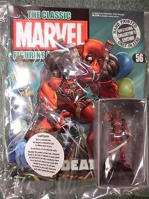 Marvel Comics Figurine Collection Lead Figurine: Deadpool #56 / Eaglemoss - Sealed w/Collector's Magazine - VERY RARE!!