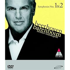 Barenboim : Beethoven Symphonies n�1&2 [DVD audio]