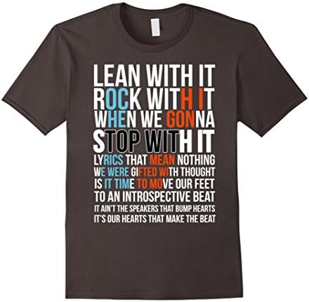 Men's Holding on to lyric you twenty one t-shirt XL Asphalt