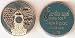 NARCOTICS ANONYMOUS NA LOGO GUARDIAN ANGEL TRI PLATE MAGNIFICENT WING DETAILED GUARDIAN ANGEL COIN TOKEN MEDALLION