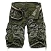 MR. R Men's Durable Loose Fit Camo Cargo Shorts