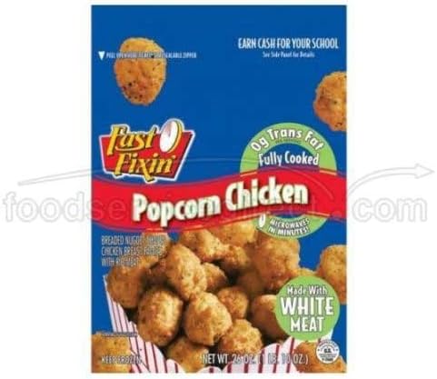 Fast Fixin Popcorn Chicken, 10 Pound -- 1 each.
