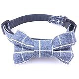 Dog Bow Tie Collar - Puppy Ties Cute Dog Collars - This Nylon Dog Collar is Perfect for Fancy Dogs. A Cool and Unique Dog Collar!
