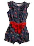 GUESS Kids Girls Baby Girl Denim Rose Romper (12-24M)