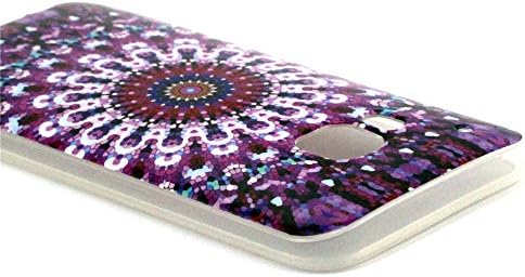 Einzige Colorful Soft Gel Flexible TPU Silicone Skin Case Cover for HTC One M9 (Carpet 03) with Free Universal Screen-stylus