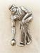 Crown Green Bowling Bowler Pin Badge