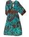 Single Girls Silk Retro Dress