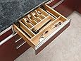 Rev-A-Shelf - 4WCT-3SH - 2-3/8 in. Large Cabinet Drawer Wood Cutlery Tray Insert