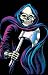 Death Watch (Grim Reaper with Axe) Flocked Blacklight Poster Print - 24" X 36"