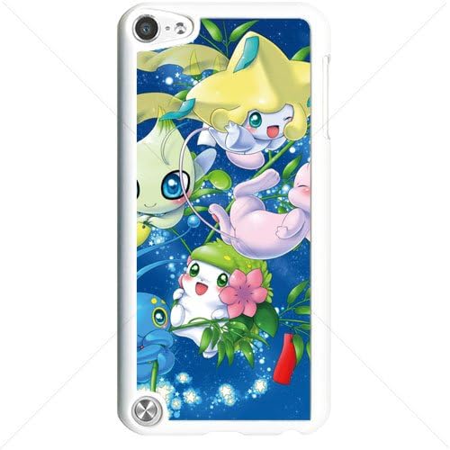 Pokemon Popular Cute Shaymin Pikachu Apple iPod Touch iTouch 5th Generation Hard Plastic Black or White cases (White)