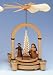 Christmas Pyramid - Christ in the Manger - 1 Tier Candleholder